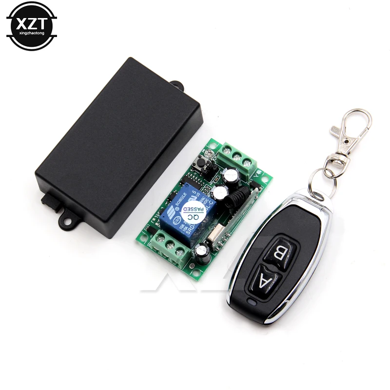 

Universal 433Mhz AC 85V ~ 250V 110V 220V Relay 1CH Wireless Remote Control Switch Transmitter Receiver Module RF Remote Controls