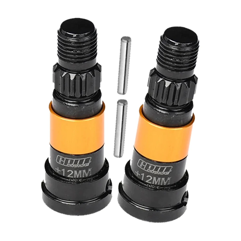 GPM Metaal Staal Voor Achter Verlengd 12mm CVD Hoofd Stub As 7768 voor Traxxas 1/6 XRT 1/5 X-MAXX Ultimate 8S Monster Truck