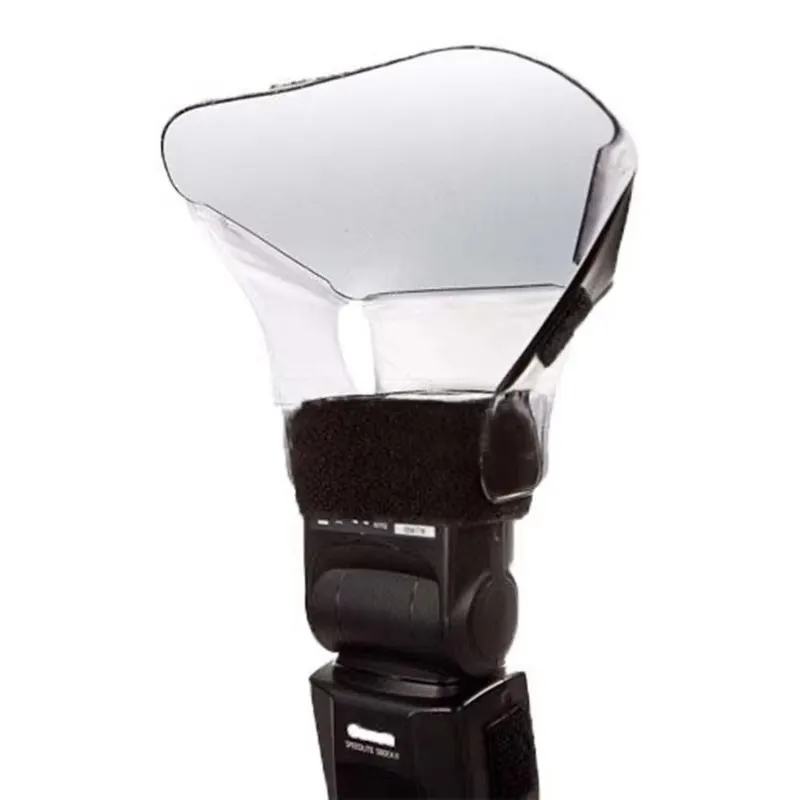 Imagen 3: Reflector de luz de Flash Universal, difusor Speedlite Softbox para GODOX Canon Nikon Olympus Sony Yongnuo
