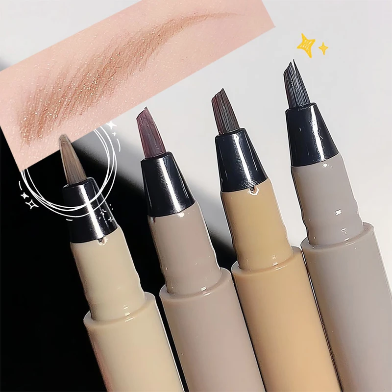 Smooth Water Brow Pencil Blade eyebrow Waterproof Eyebrow Long Lasting Color Eyebrow Enhancers Cosmetic Novice Can Easily Handle