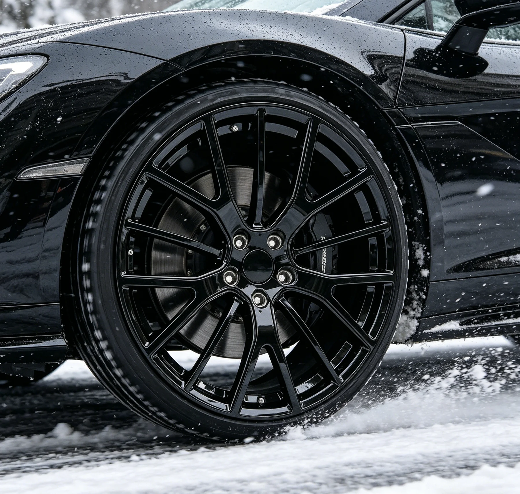 

RKR China Forgedwheels Co.22x9.0J PCD 5x114.3 Black Glossy Aluminum Wheel Hub in Stock Hot Sale Customizable Factory Direct