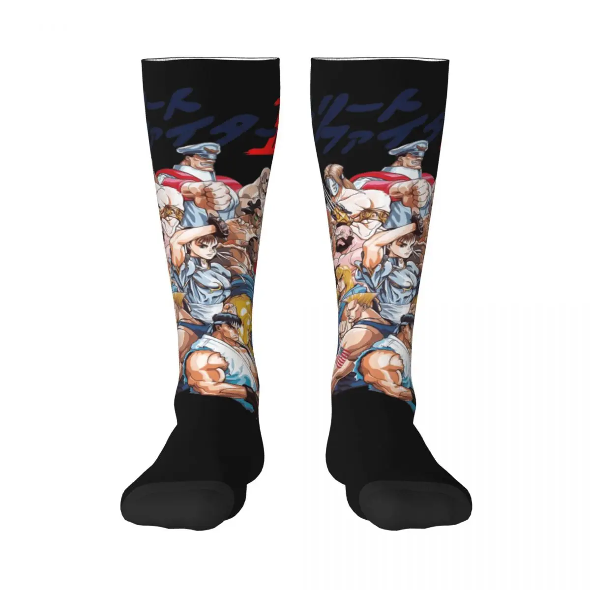 

Носки компрессионные в стиле ретро, смешные Новые повседневные с графическим принтом, выберите своего истребителя, для продажи