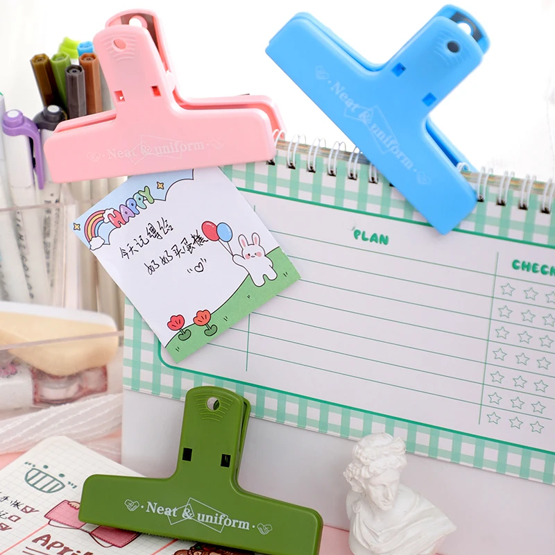 Multifunctional Magnetic Clips Clamp Paper Clips Binder Spring Clips for Memo Reminder Notes Photo Fridge School Office Supplies