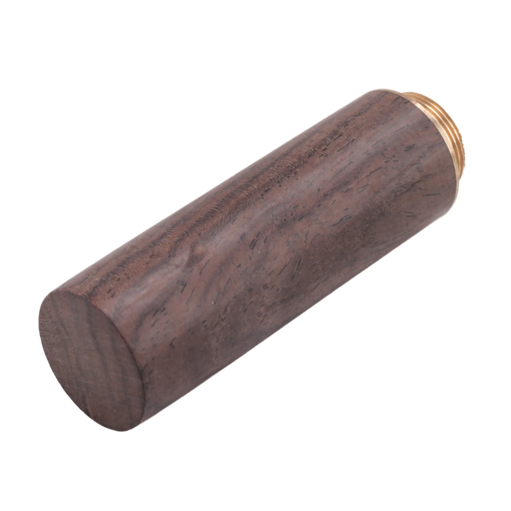 Cubo porta palillos de dientes de madera de ébano cualitativo, Mini caja para senderismo, artesanía portátil, regalo hecho a mano, 8x1,8 cm