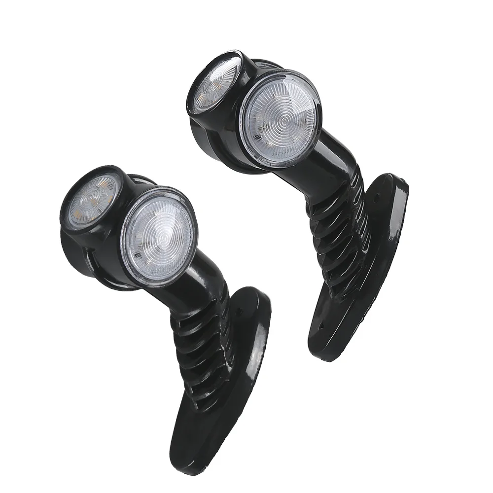 

2 PCS Waterproof 12V 24V Truck Trailer Lights LED Side Marker Position Lamp Lorry Tractor Clearance Lamps Parking Light