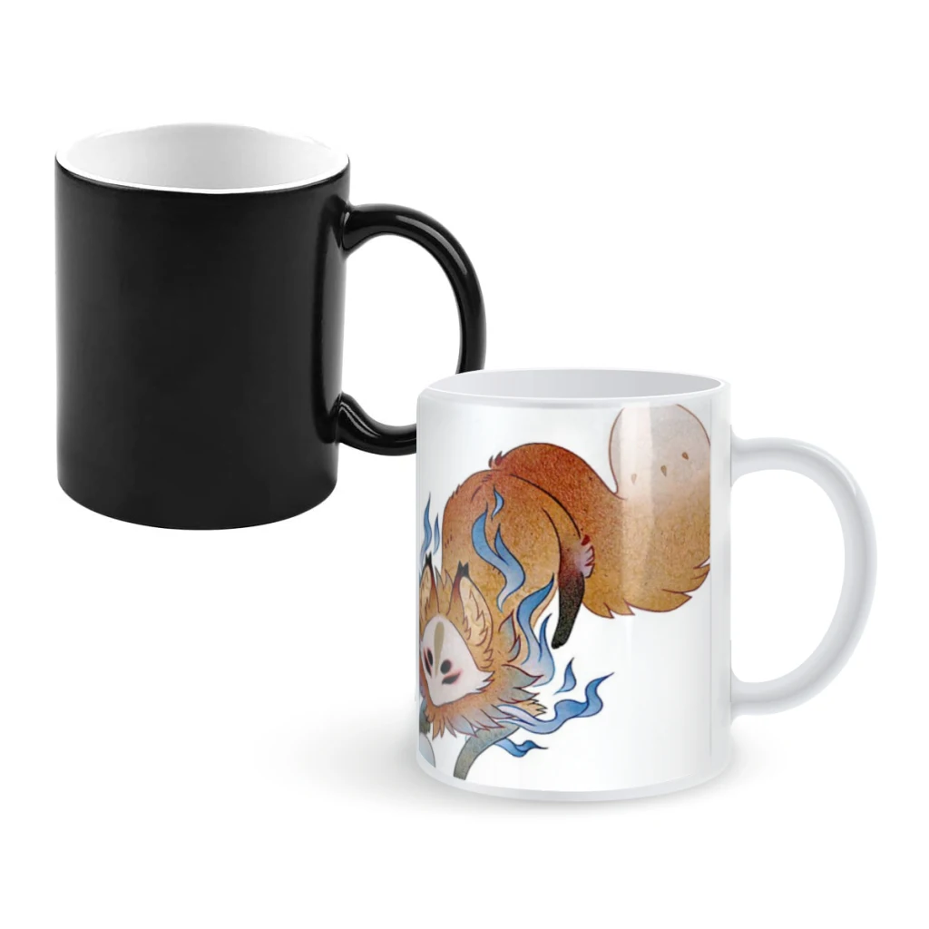 

Little Wisp with JewelCoffee Mugs And Mug Creative Color Change Tea Cup Ceramic Milk Cups Novelty Gifts