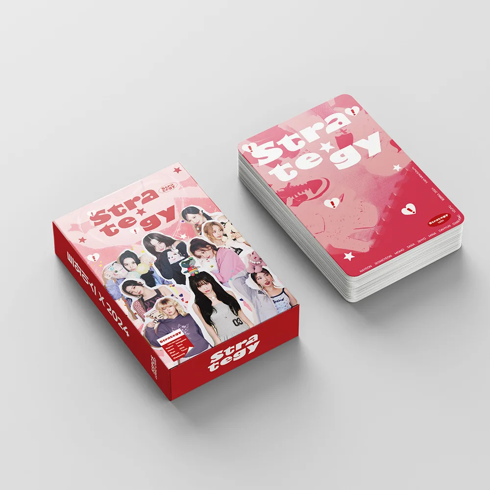 ชุดการ์ดโฮโลแกรม STRATEGY อัลบั้มที่ 14 ของวง TW จำนวน 55 ชิ้น - การ์ดสะสมไอดอลเกาหลี ของขวัญสำหรับแฟนคลับ
