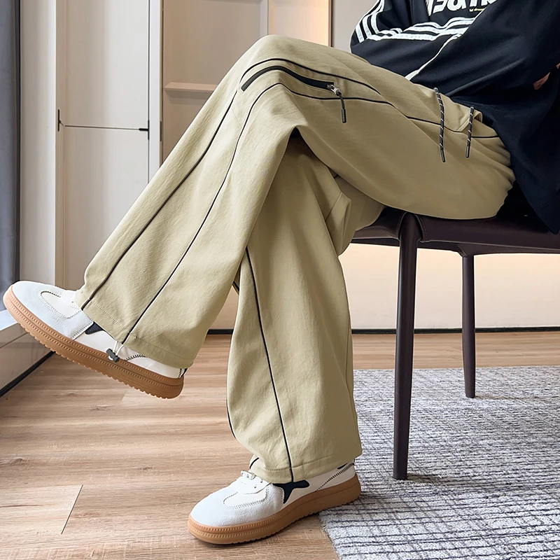 Mens Baggy Cargo Pants Stretch Quick Dry Breathable Fabric, Convertible, Travel Casual Work Pants, for Athletic Sports, Climbing