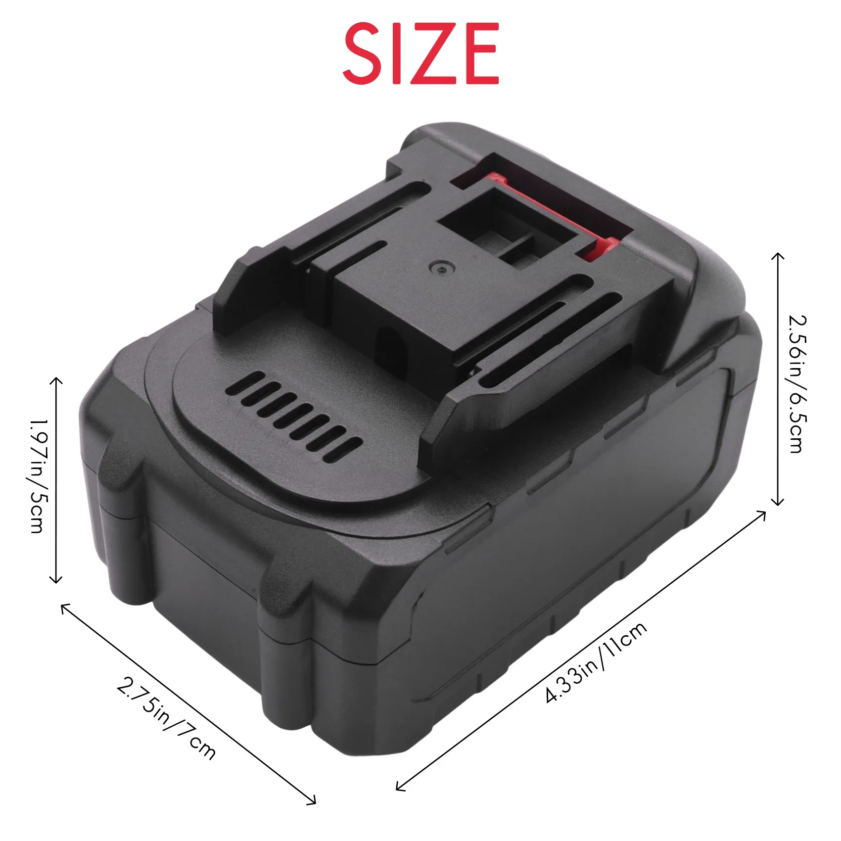 Li-Ion Battery Case Circuit Board PCB for Zhipu Hongsong Jingmi No Original 18V Lithium Battery, 10 Hole