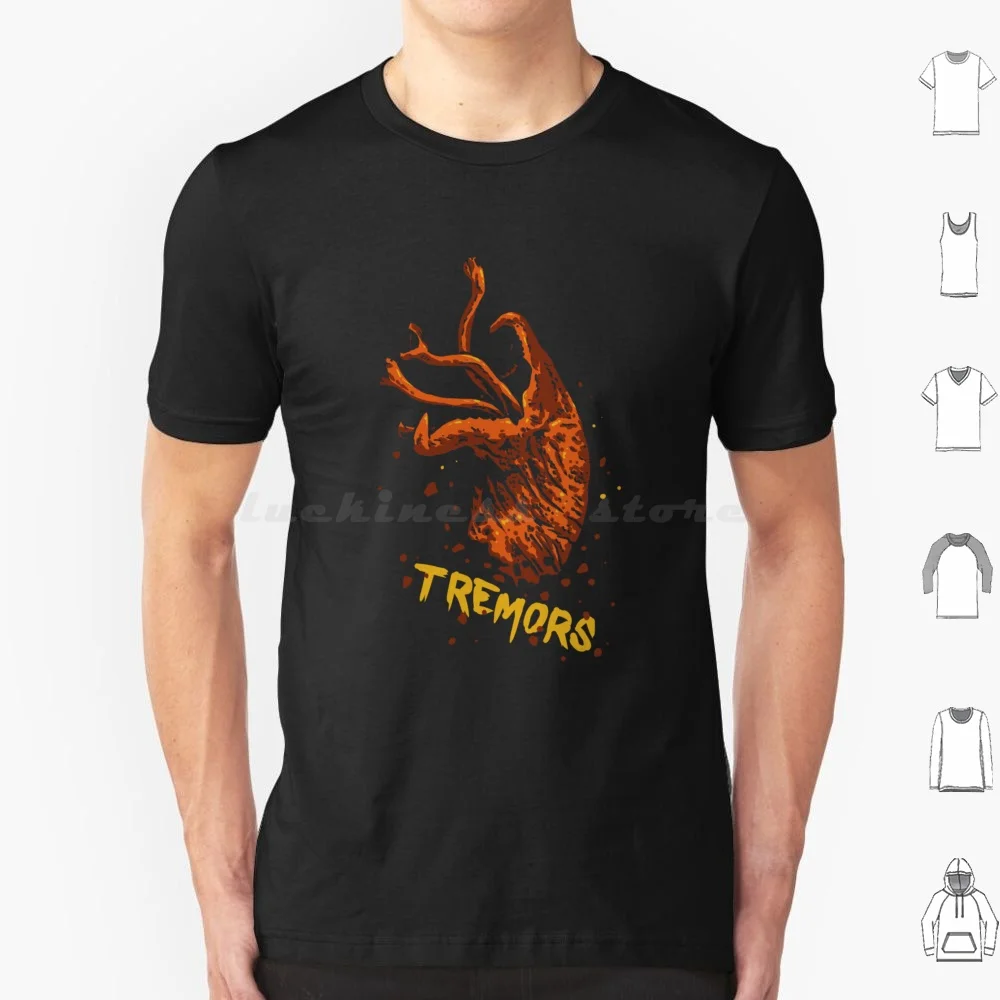 Tremors Shirt And Product Design T Shirt 6xl Cotton Cool Tee Tremors Graboid Horror Kevin Bacon Graboids Movie Burt Gummer