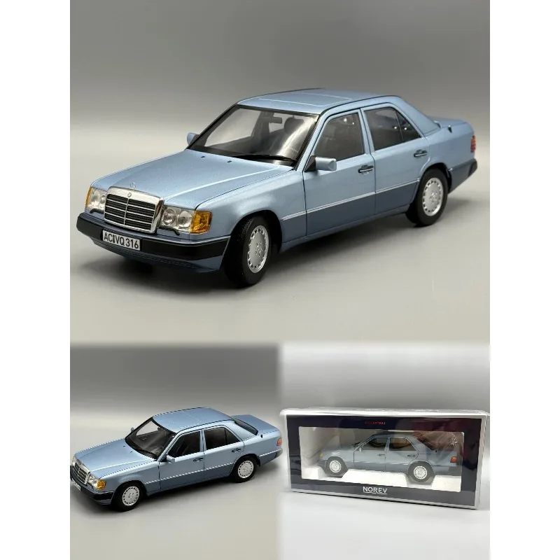 

Масштабная модель автомобиля Norev 1:18 BENZ W124 230E Double Blue из литого металла