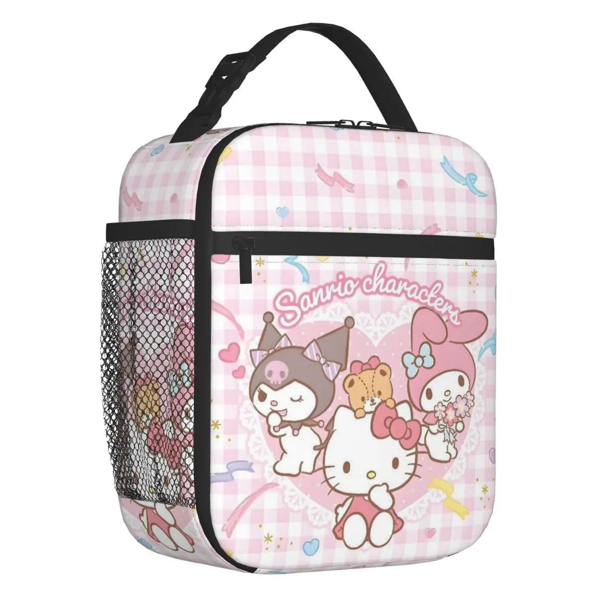 

Custom Melody Insulated Lunch Bags Women Classical Anime Cartoon Movie Portable Cooler Thermal Bento Box Outdoor Camping Travel
