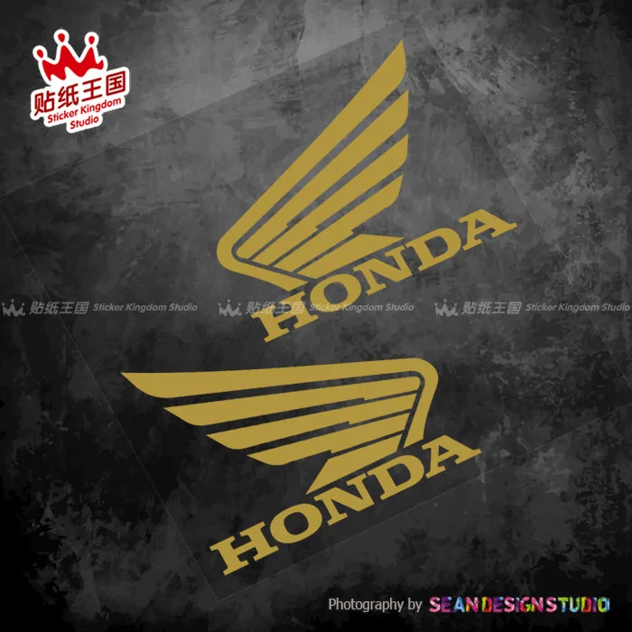 1 pair For Honda CBR1000 CBR600RR CBR650R CB1000R CB1100 CB650F CBR300R VFR1200 motorcycle Waterproof Reflective Stickers 05