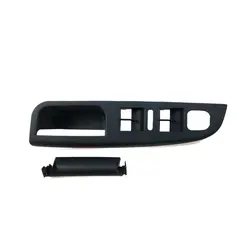 Black Front Left Driver Window Switch Panel Bracket Base Door Handle For VW MK5 Golf 2005 2006 2007 2008 2009 2010 1K4 868 049 C