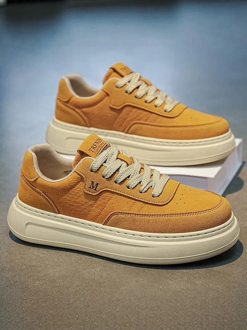 Men's Summer 2026 New Casual Shoes Breathable Retro Thick Bottom Anti-slip Sports Trendy Shoes Comfortable All-rounder Loafers
