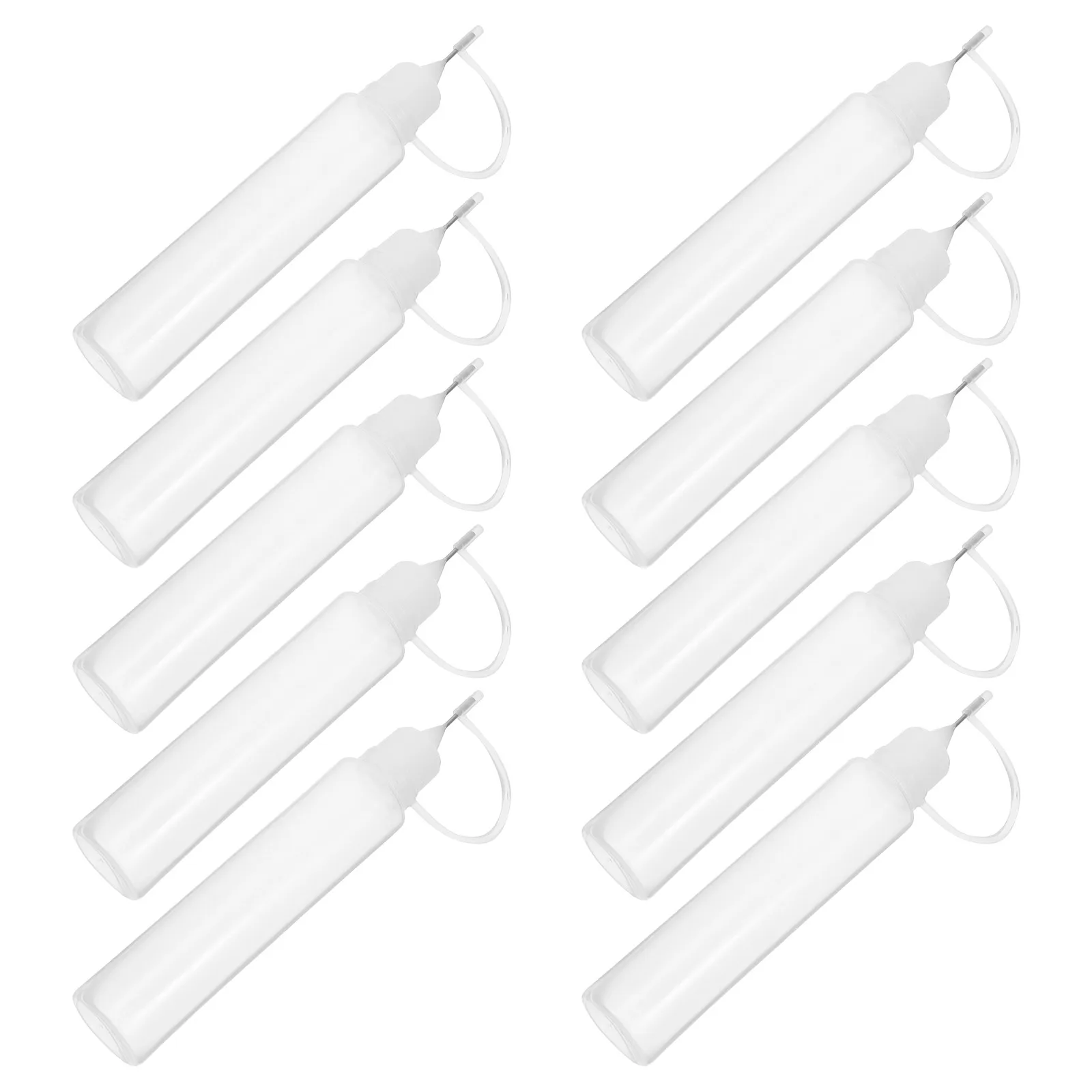 

10Pcs Precision Tip Applicator Bottle for Crafts Needle Point Squeeze Bottles Liquid Dispenser Leakproof Reusable Plastic Empty