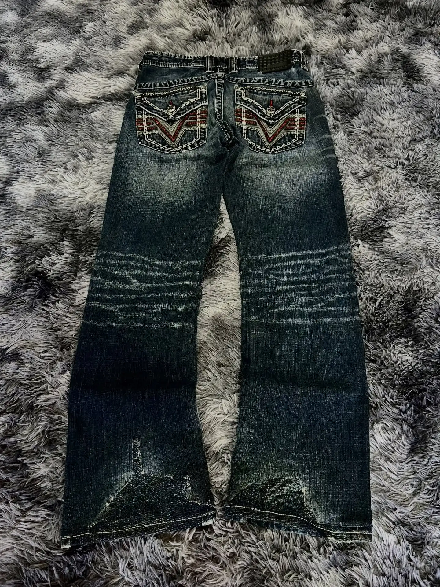 Nova Coleção Americana: Calças Jeans Oversized Y2K Retrô com Bordado, Estilo Street Fashion Masculino e Feminino, Lavadas e de Cintura Alta