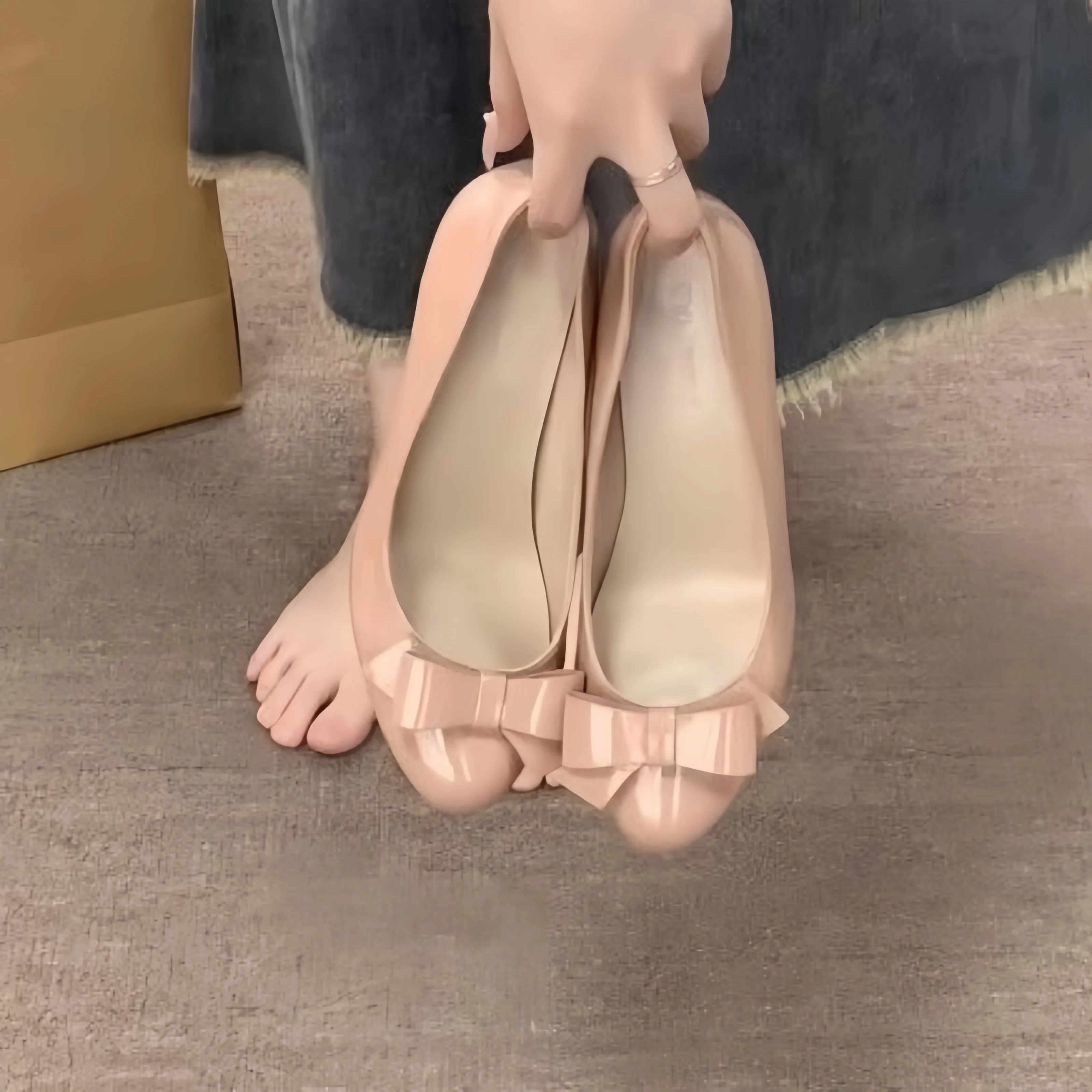 

2025 Spring New Women's High Heels Original Toe Stiletto Thin Bottom Bow Elegant Temperament Women's Shallow Single Shoes