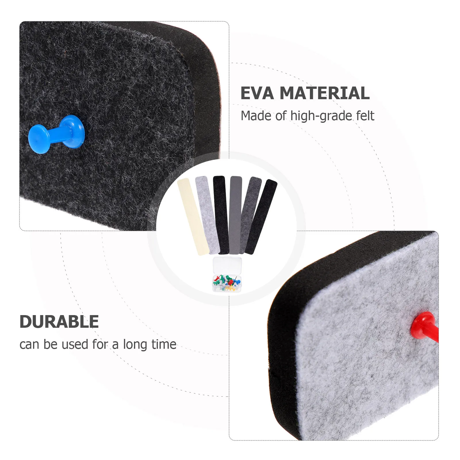 1 مجموعة ورأى شرائط لوحة الإعلانات مادة إيفا الحائط مذكرة مجلس ديكور مكتب المنزل لوحات الفلين شرائط للجدران