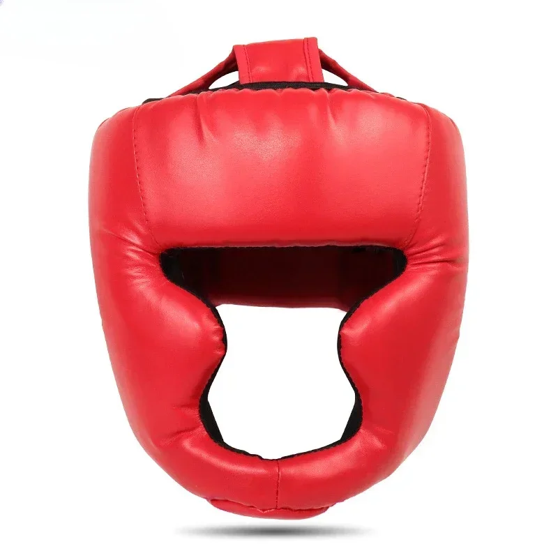 

Kick Boxing Helmet for Men Women PU Karate Muay Thai Guantes De Boxeo Free Fight Sanda Training Adults Kids Equipment