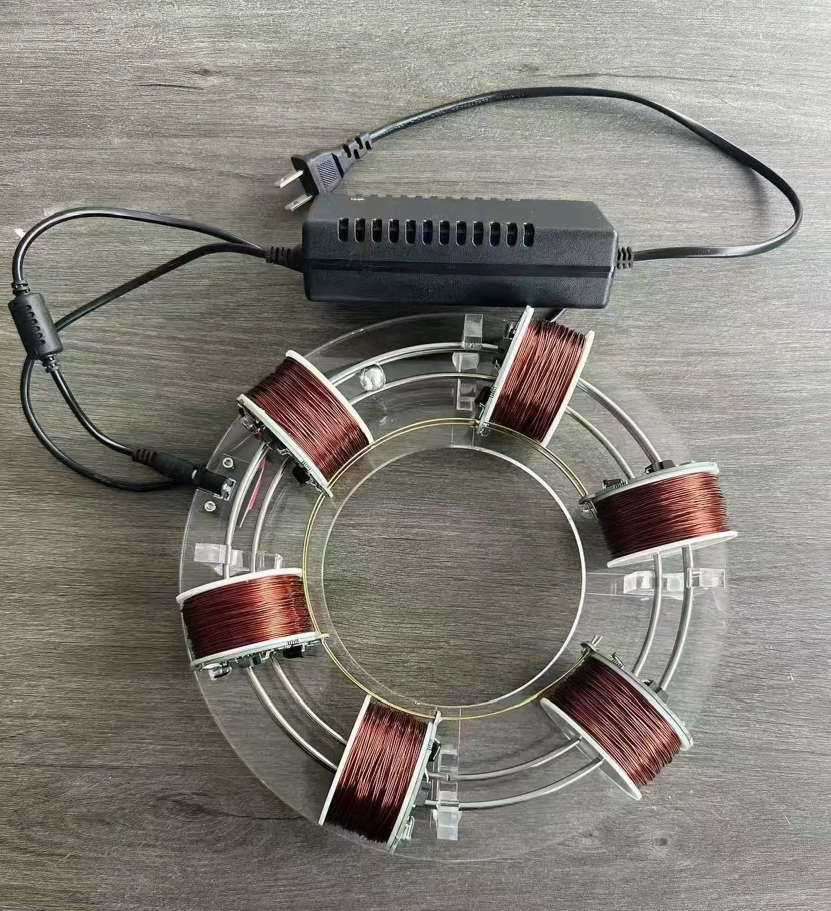accelerateur-a-bobine-electromagnetique-a-anneau-temporel-et-spatial-modele-de-machine-a-mouvement-perpetuel-a-6-bobines-ornement-magnetique-cadeau