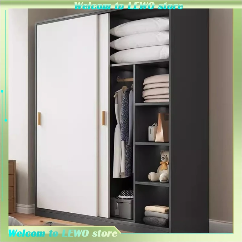 

Partitions Portable Wardrobe Display Minimalist Modern Nordic Makeup Wardrobe Cabinet Armable Desk Guardar Roupa Home Furniture