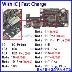 Usb Dock Charger Connector for Xiaomi Redmi Note 10 10C 10X 10T 11 11S 11E 11T Prime Pro Plus + 4G 5G Charging Board Flex Ports