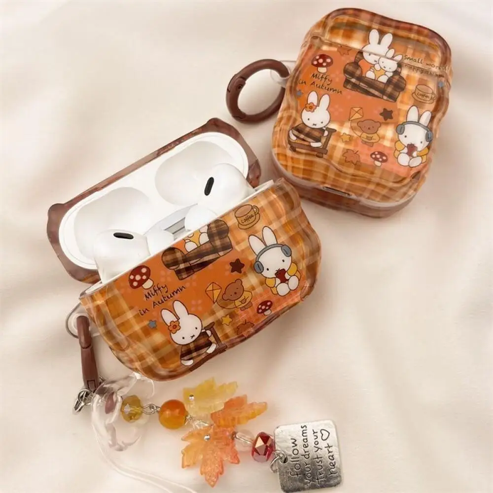 미피 이어폰 보호 케이스 귀여운 애니메이션 만화 창의적이고 간단한 카와이 방지용 이어폰 보호 케이스 장식 선물
