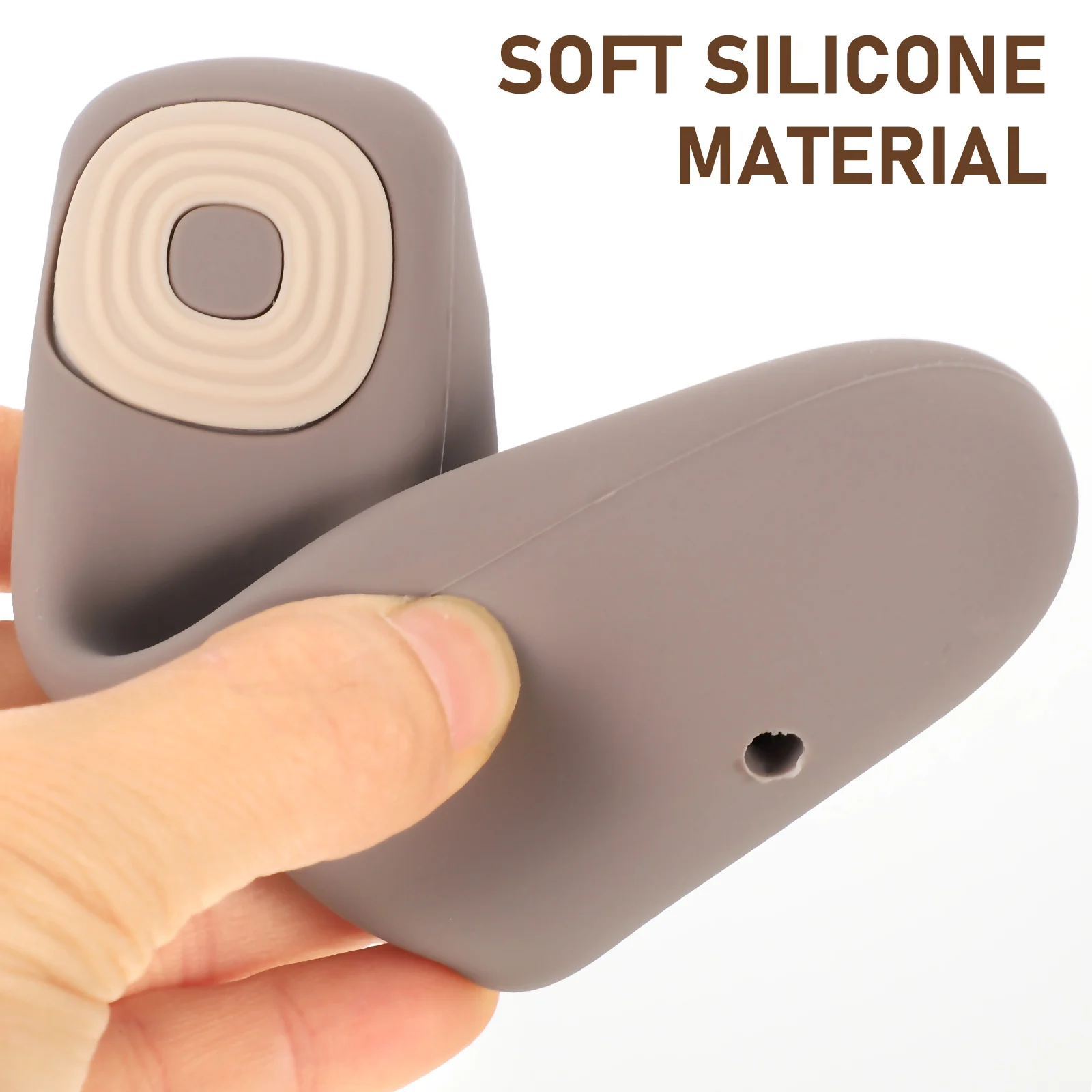 

Silicone Handle Cover Protective Sleeve Child Safety Grey Anti Collision Toddler Proof Door Knob Guard Elastic Easy Installation