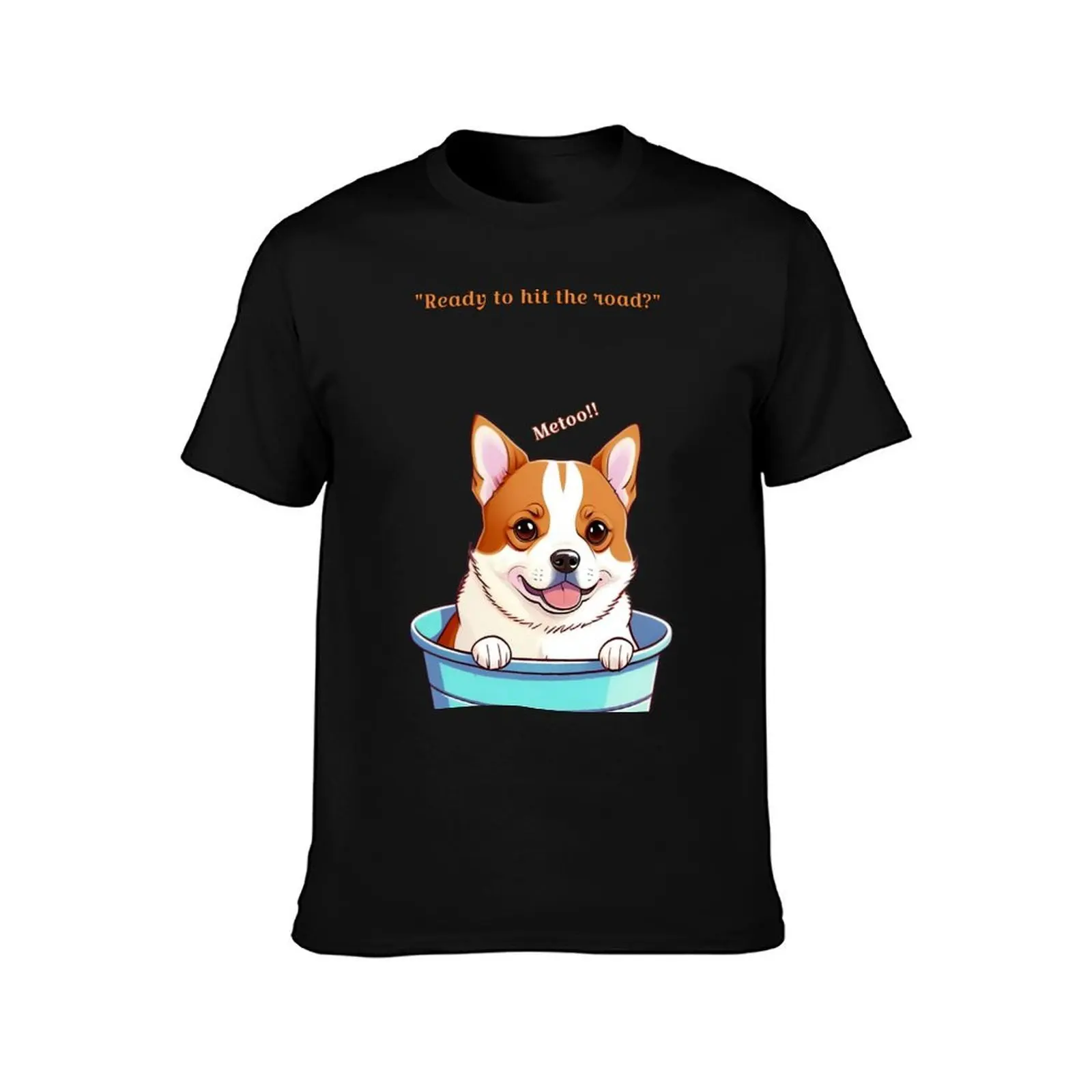 Pawsitively Packed T-Shirt cute clothes anime tshirt quick-drying slim fit t shirts for men