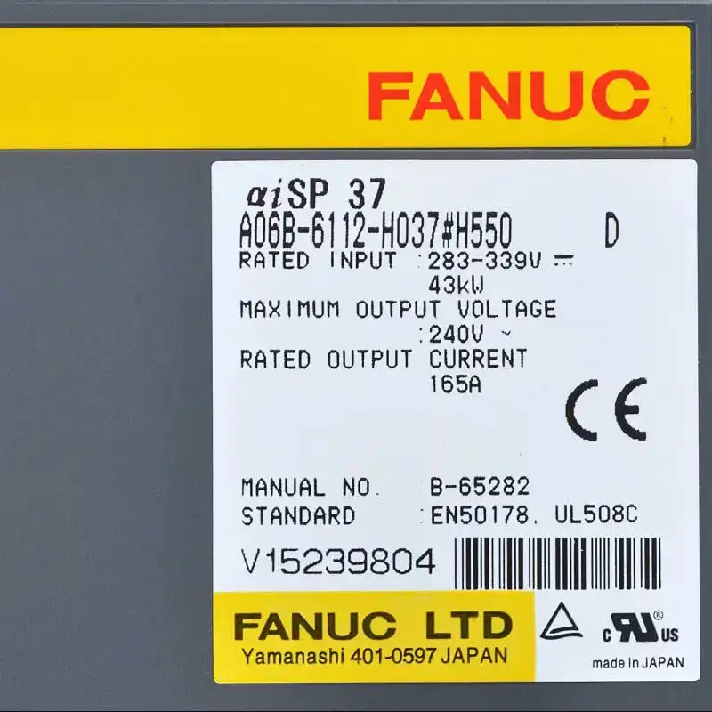 A06B-6112-H037 New Fanuc Servo Driver IN STOCK Fast ship