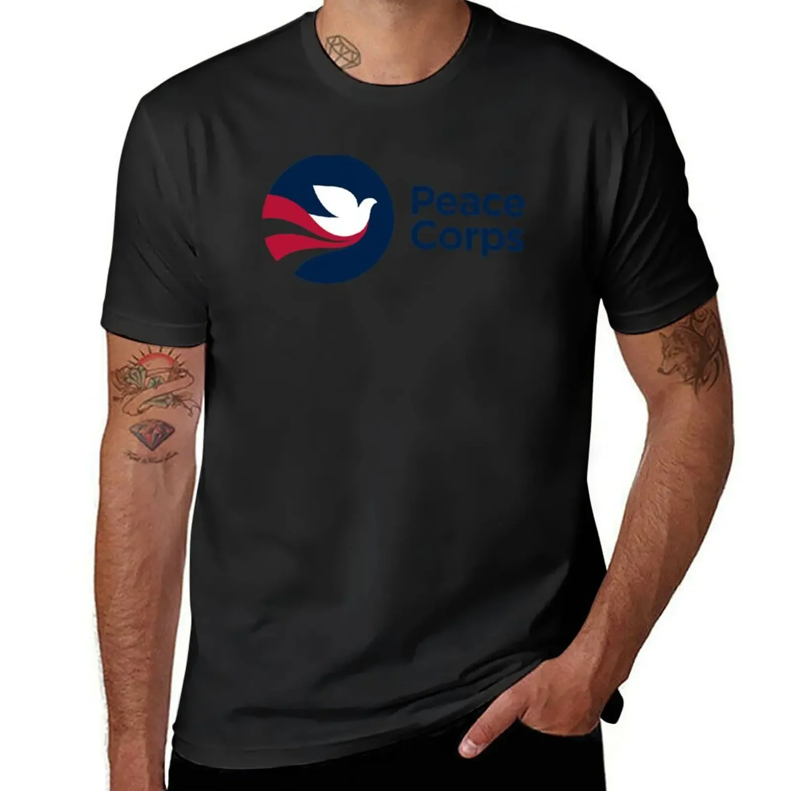 

peace corps volunteer T-Shirt Short sleeve tee cute clothes heavy weight t shirts for men