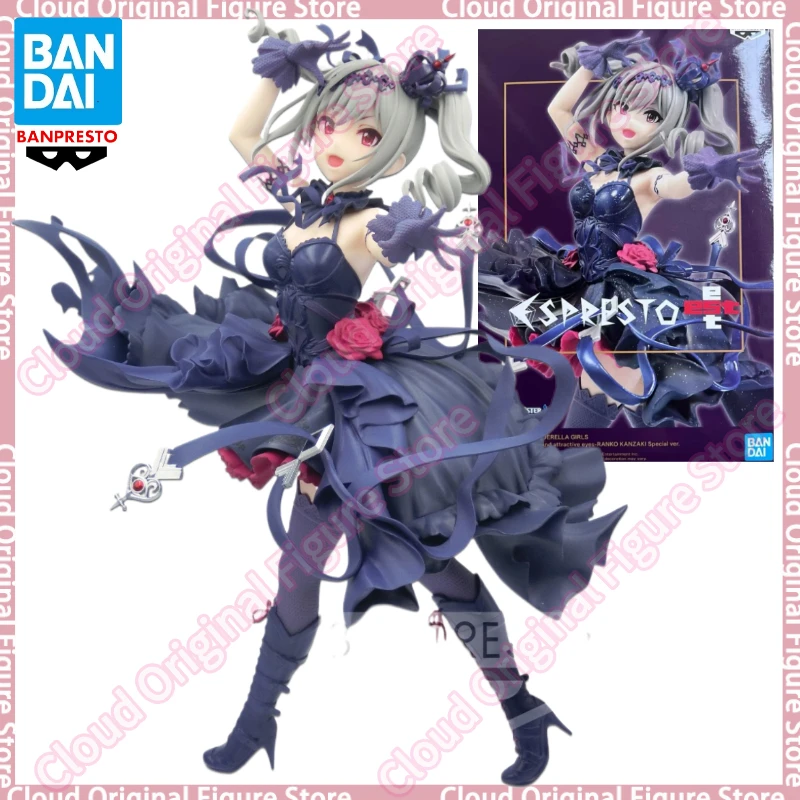 

В наличии, 100% оригинал BANDAI THE IDOLM@STER CINDERELLA GIRL, коллекционная кукла-модель Канзаки Ранко, игрушка, подарок