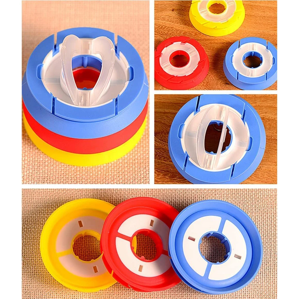 Silikon-Aufbewahrungshalter für Angelschnüre, Schnurwickler für Vorfächer und Rigs, Spulen, Schnurhalter, Wickelplatten, Angelzubehör – Detail 6