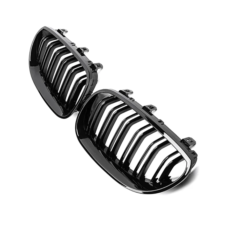 

Classy-Bumper Grille Double Line For BMW E60 M5 E61 520I 545I 550I 535I 2003-2009 Gloss Black