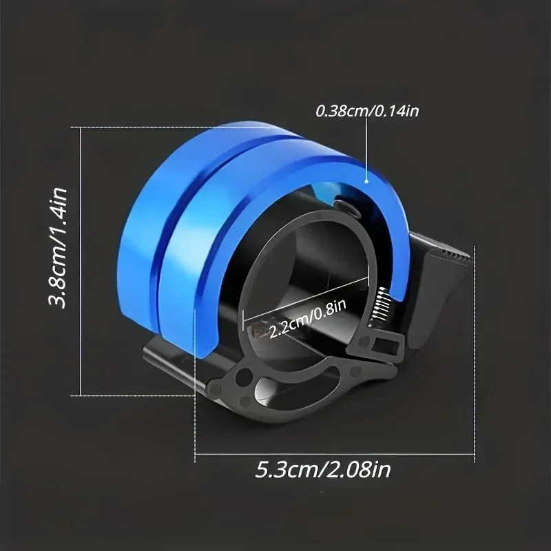 Picture 6: 2026 New MTB Bike Horn Bell Loud Warning Sound Sturdy Handlebar Mount Cycling Safety Accessories