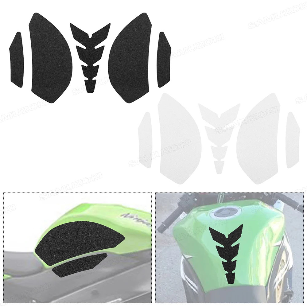 Fit for KAWASAKI ZX6R ZX 6R 2009-2016 ZX 636 2012 - 2020 Motorcycle Anti Slip Tank Pad Protection Knee Grip Sticker Decal
