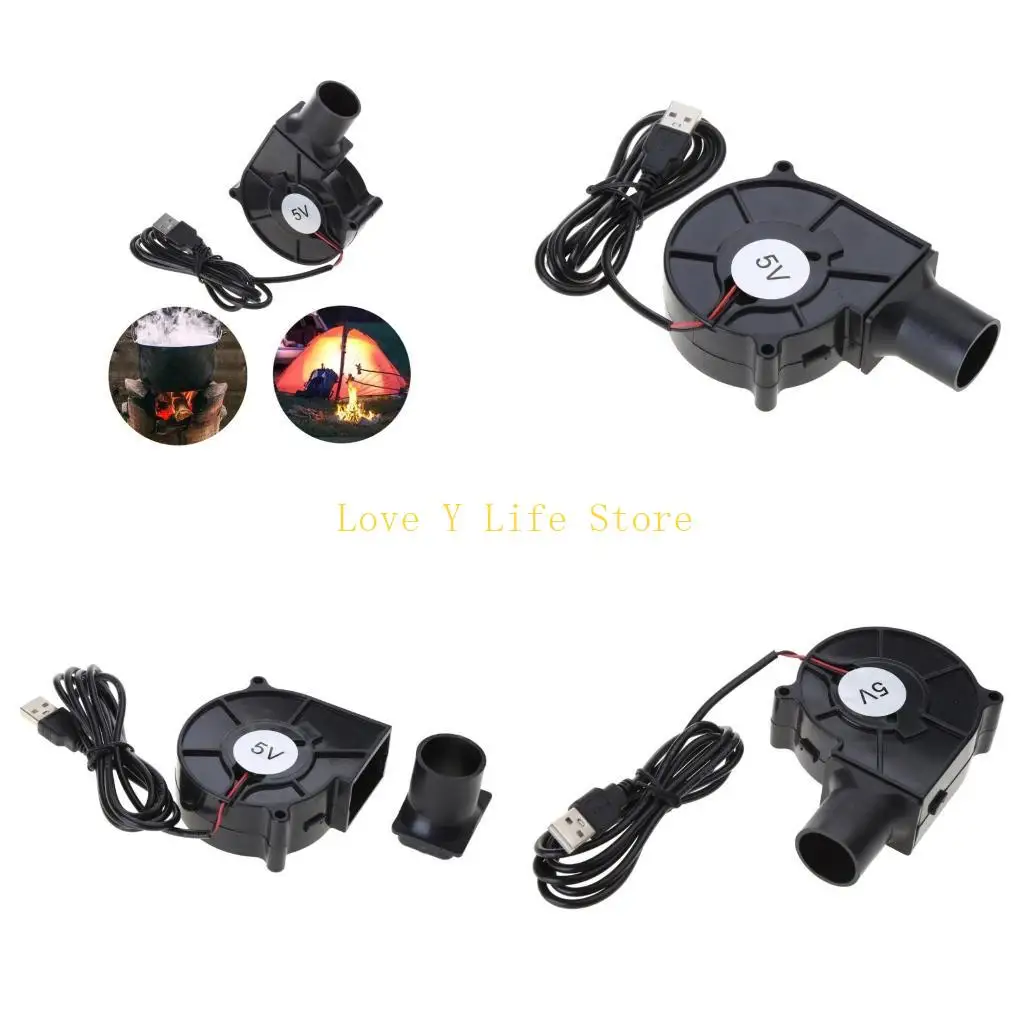 L74C BBQ Fan Air Blower velocità 5v Velocità variabile da 3700 giri / min per campeggio da