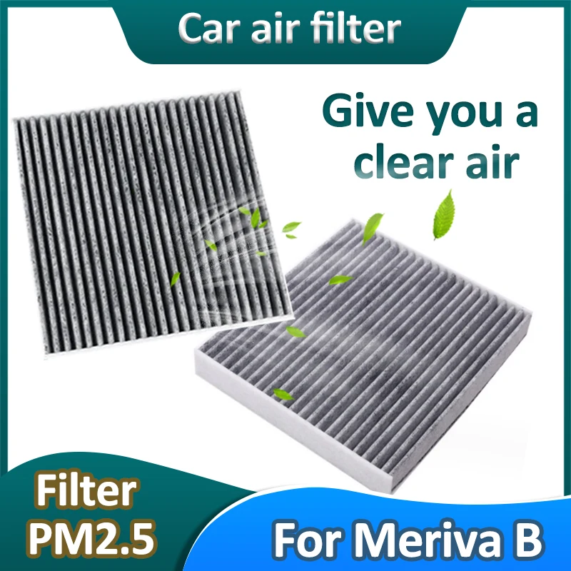 For Vauxhall Opel Meriva B Activan Crossvan 2010~2017 Air Conditioning Filter Cabin Purifier Remove Dust PM2.5 Auto Accessories