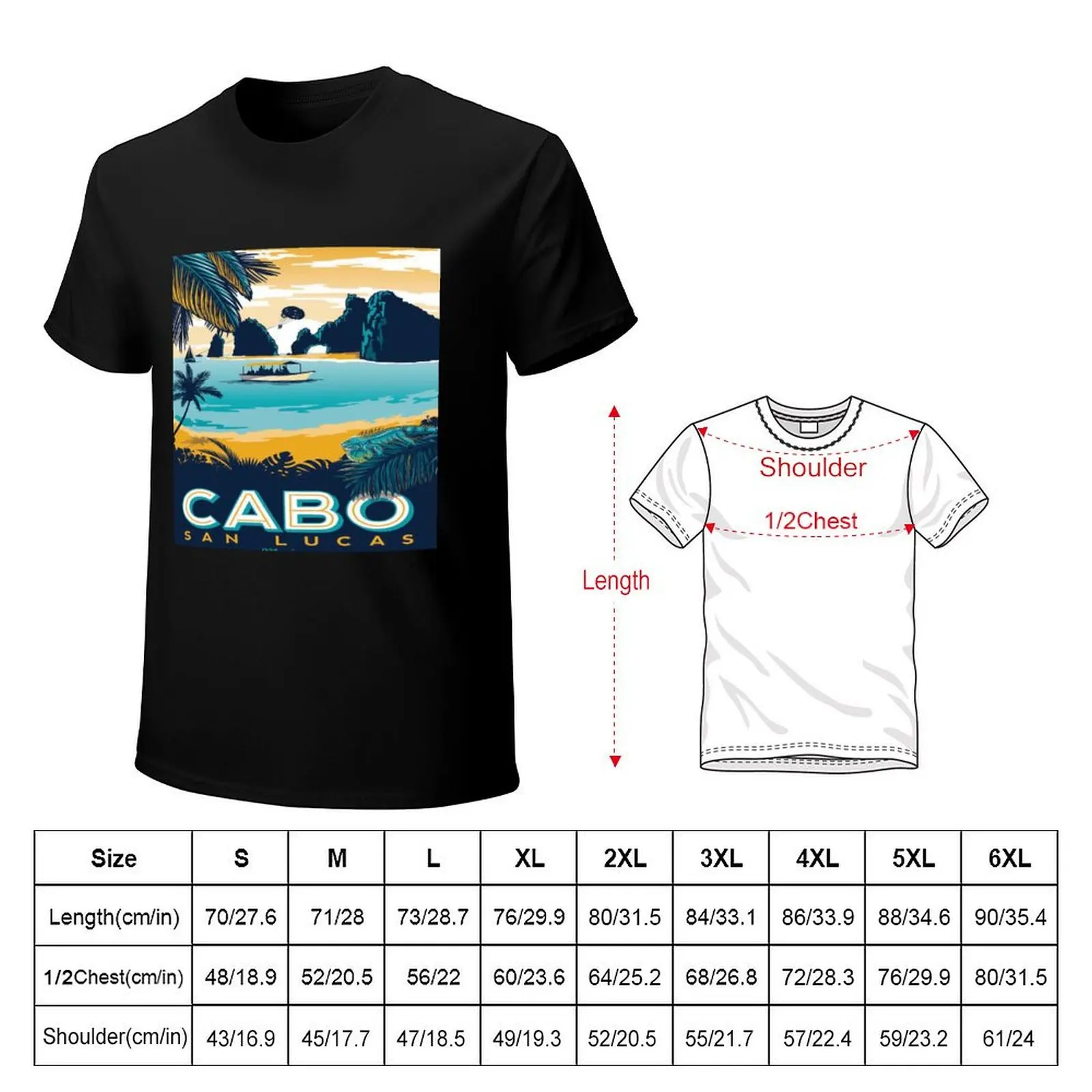 Cabo San Lucas T-Shirt Stretch Fabric Comfort T-Shirt