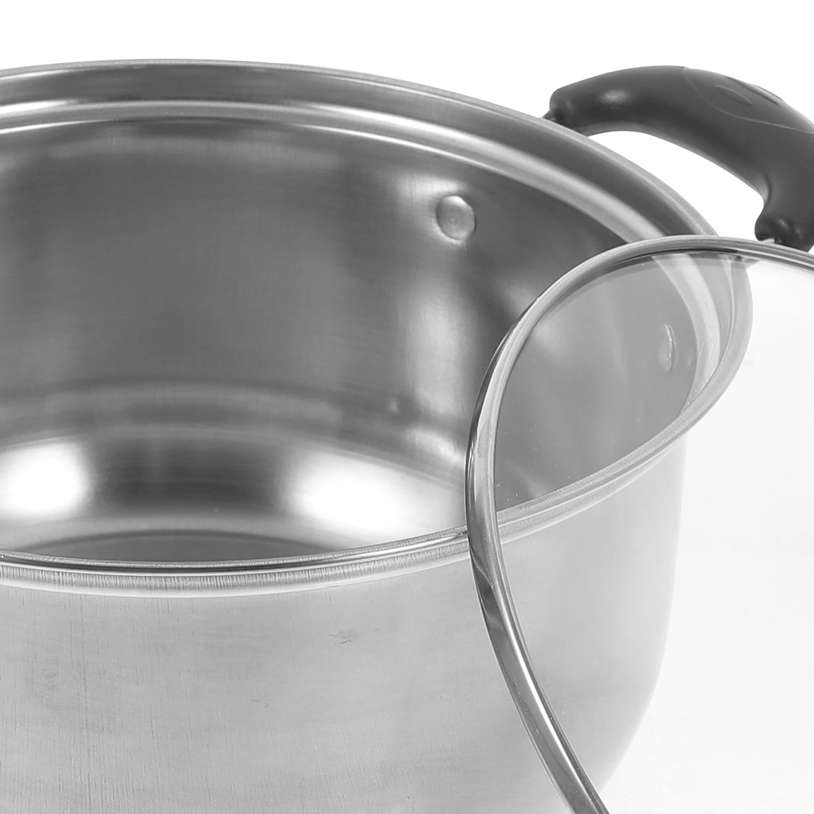 

1 set 1 set Kitchen Piece Set 16cm Milk Pot Stainless Steel Pot 20cm Soup Pan 24cm Frying Pan Stainless Steel Cookware Practical