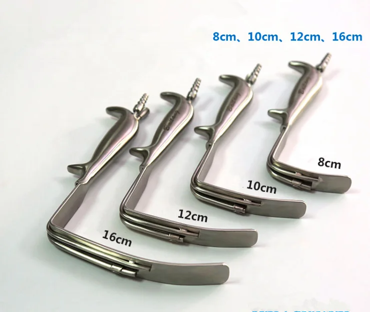 Cold Light Guide Retractor Breast Retractor Fiber Optic Ferriera Style Endo Breast Retractor