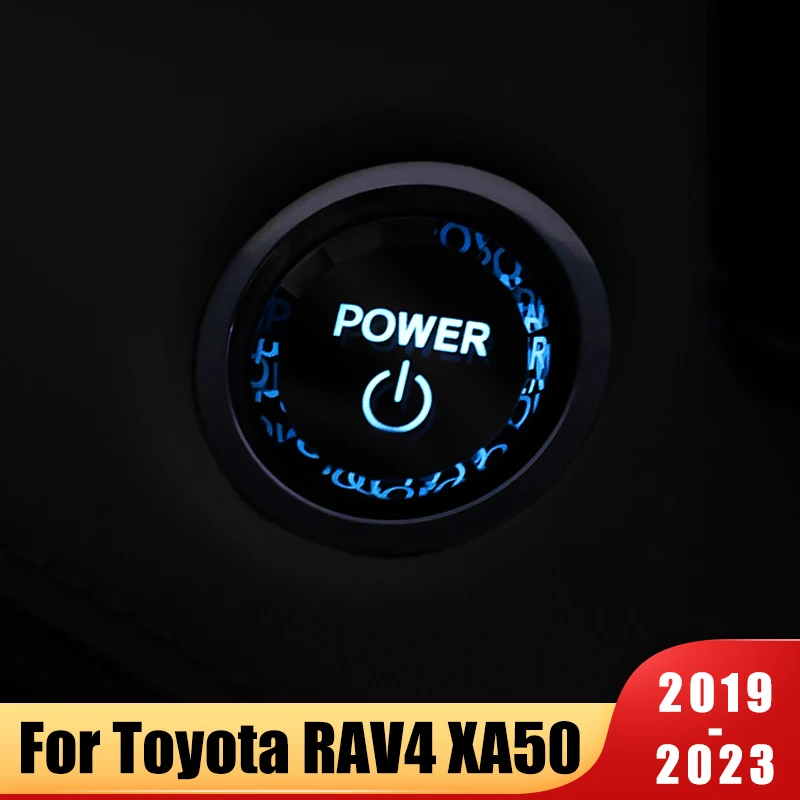 

For Toyota RAV4 2019 2020 2021 2022 2023 RAV 4 XA50 ABS Car Engine START Button Replace Cover STOP Switch Modified Accessories