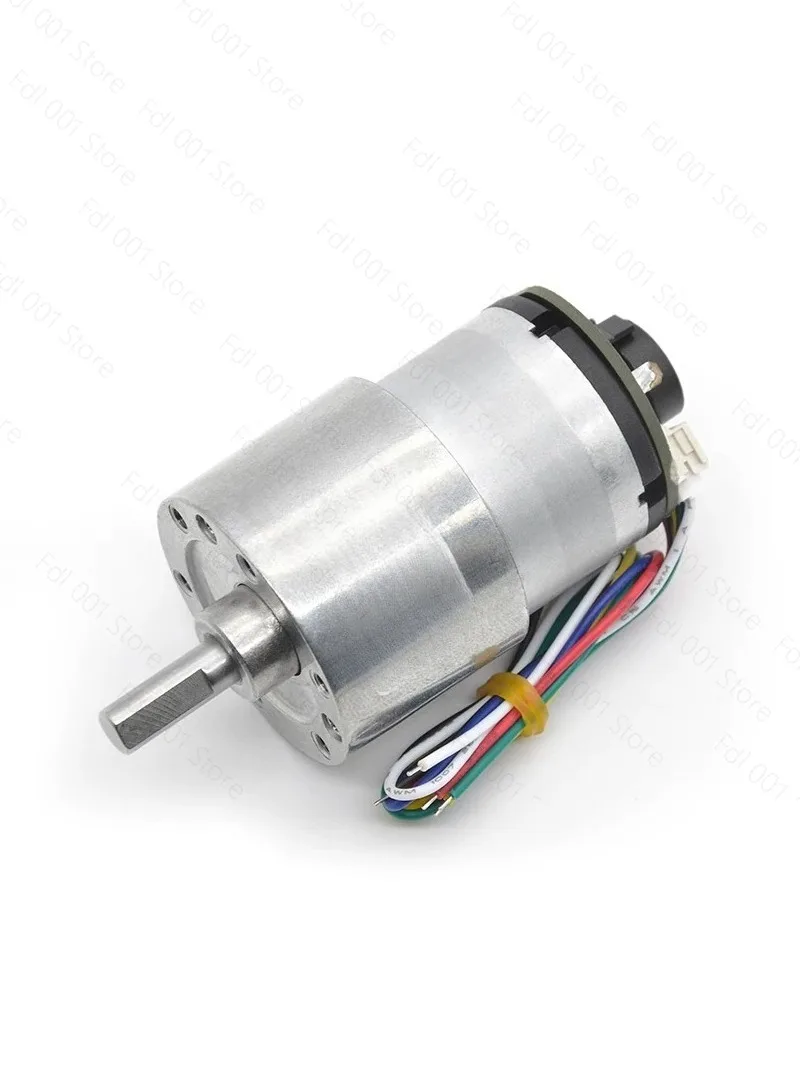 For ASLONG JGB37-520B Encoder Geared Motor DC Geared Motor A/B Phase Code Disk Signal Speed Measurement