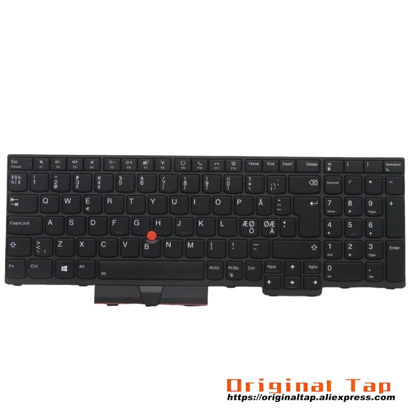 NDC Nordic Backlit Keyboard for Lenovo Thinkpad T15p P15v Gen 1 2 3 5N20X22914 5N20X22986 5N20X22950 image 2