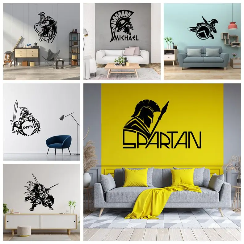 Sparta Waterproof Wall Stickers, Art Decor for Kids Room, Living Room, Home Decor