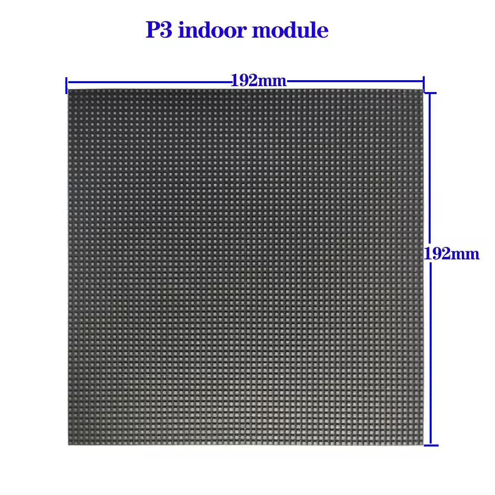 LED Module P3 Indoor LED Full Color High Quality HUB75 SMD Video Wall LED Display Module P3 HD RGB LED Panel