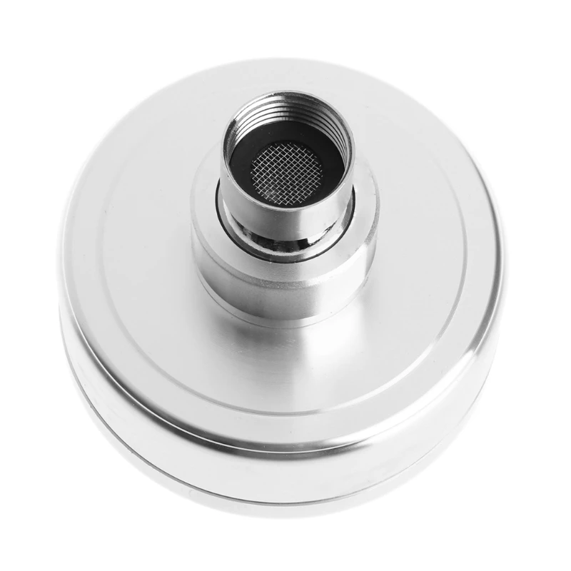 Cabeça de chuveiro pressurizada de alumínio, 3. bico de 2 polegadas, aspersor de banheiro para hotel