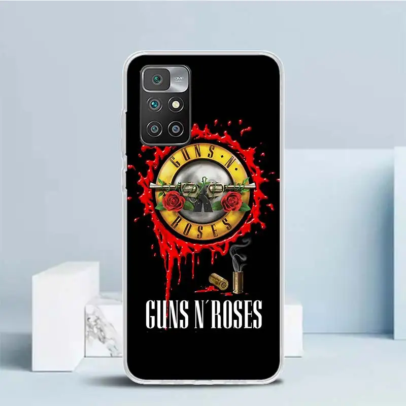 Guns N Roses Good Time Soft Cover for Redmi 12 12C 10 10A 10C 9 9A 9C 9T Print Phone Case 8 8A 7 7A K20 6 Pro 6A S2 K40 Pattern