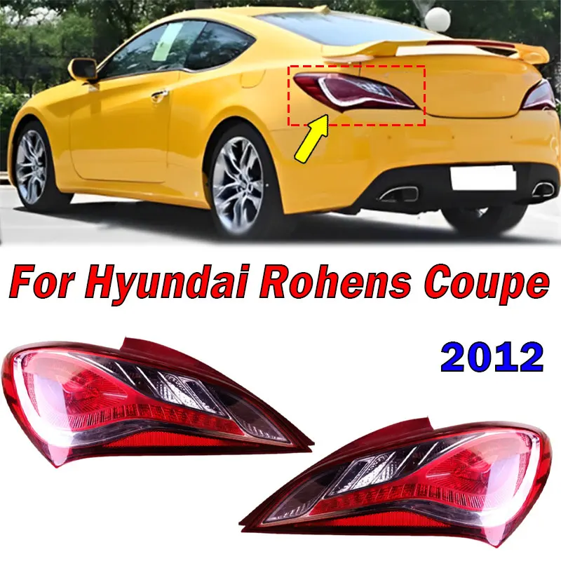 

92401-2M500 Автомобильный задний фонарь в сборе для Hyundai Rohens Coupe 2012, задний светодиодный задний фонарь, задний сигнальный фонарь, стоп-сигнал, дальний свет